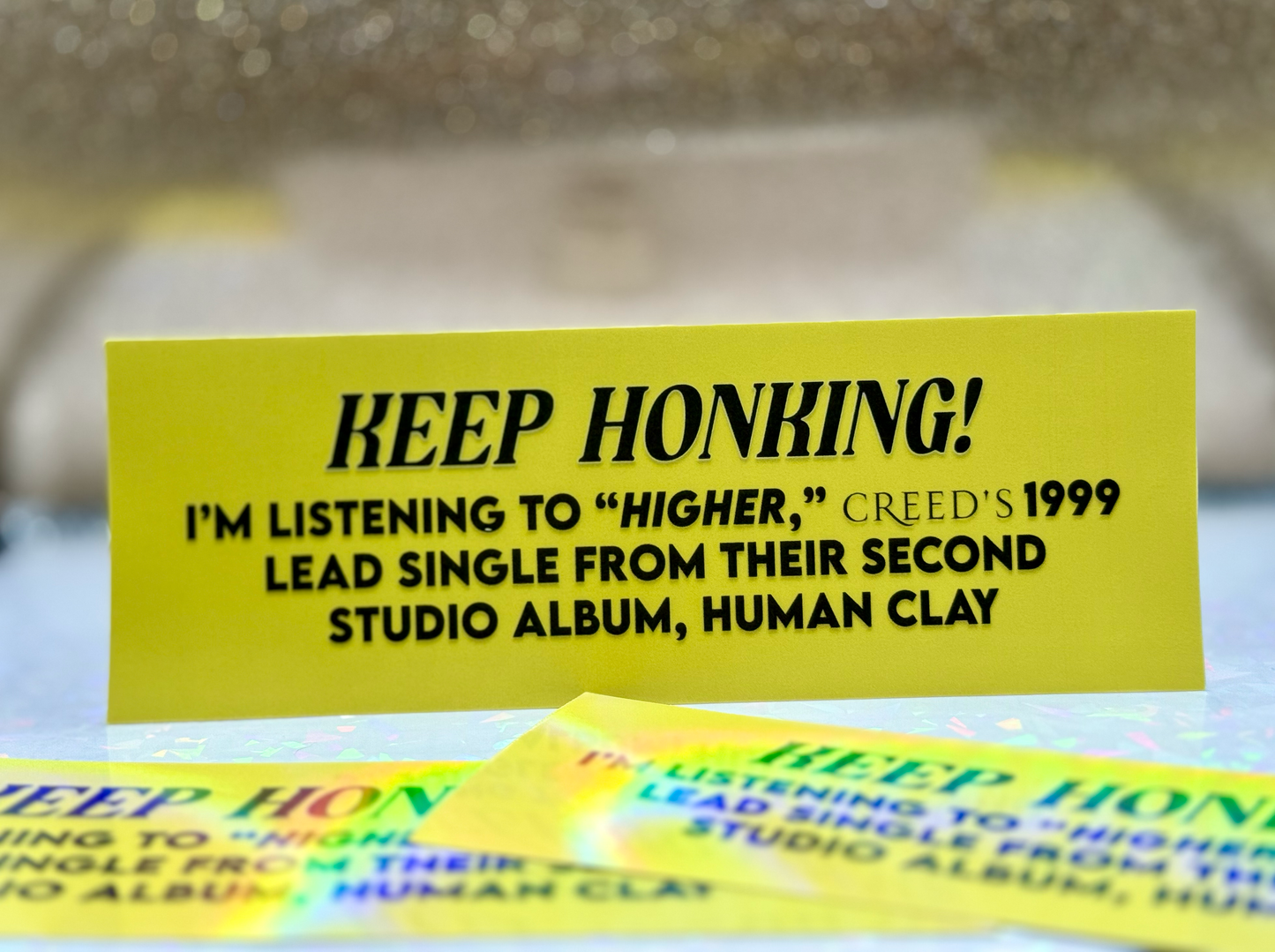 HIGHER Bumper Sticker