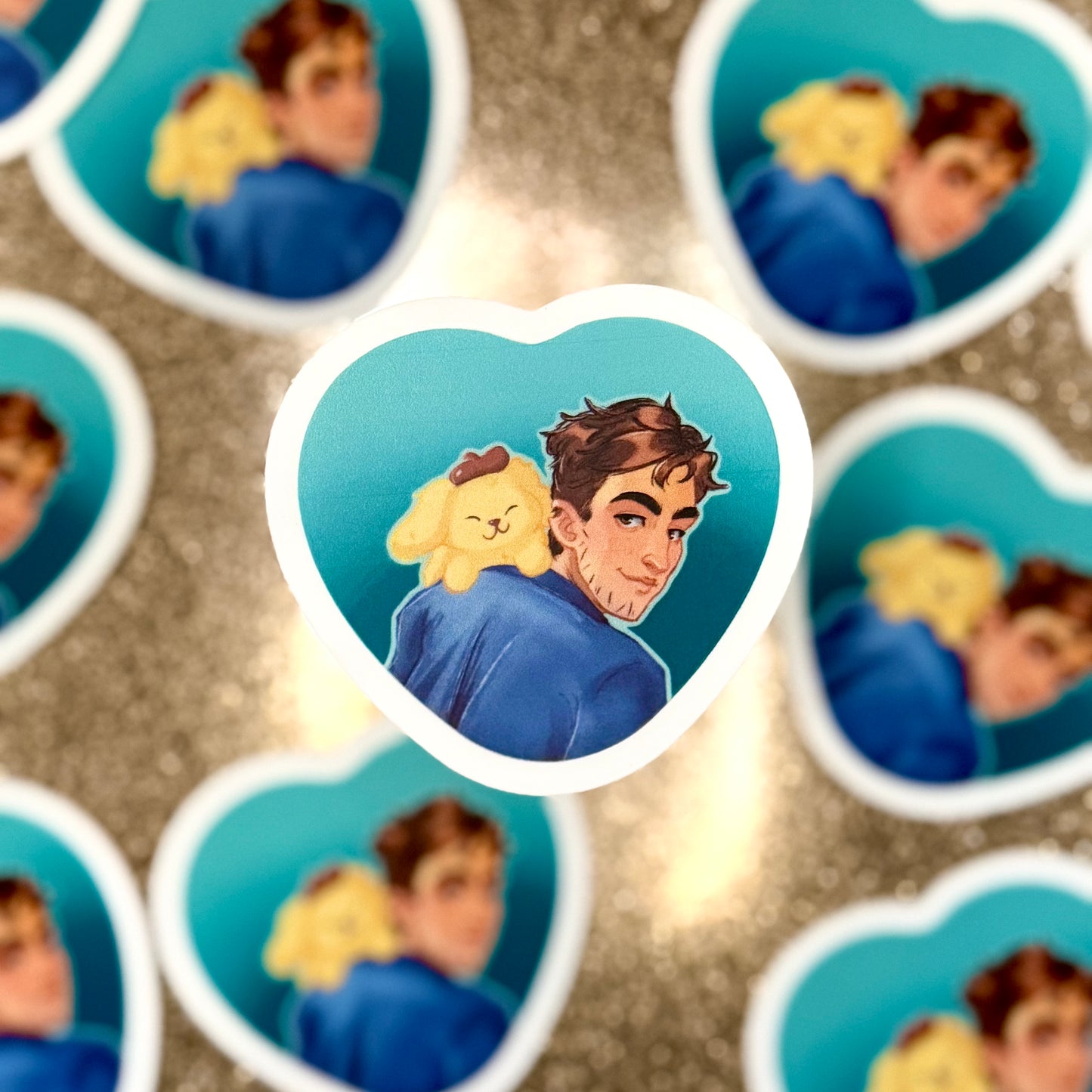 Dispatch Character Heart Stickers