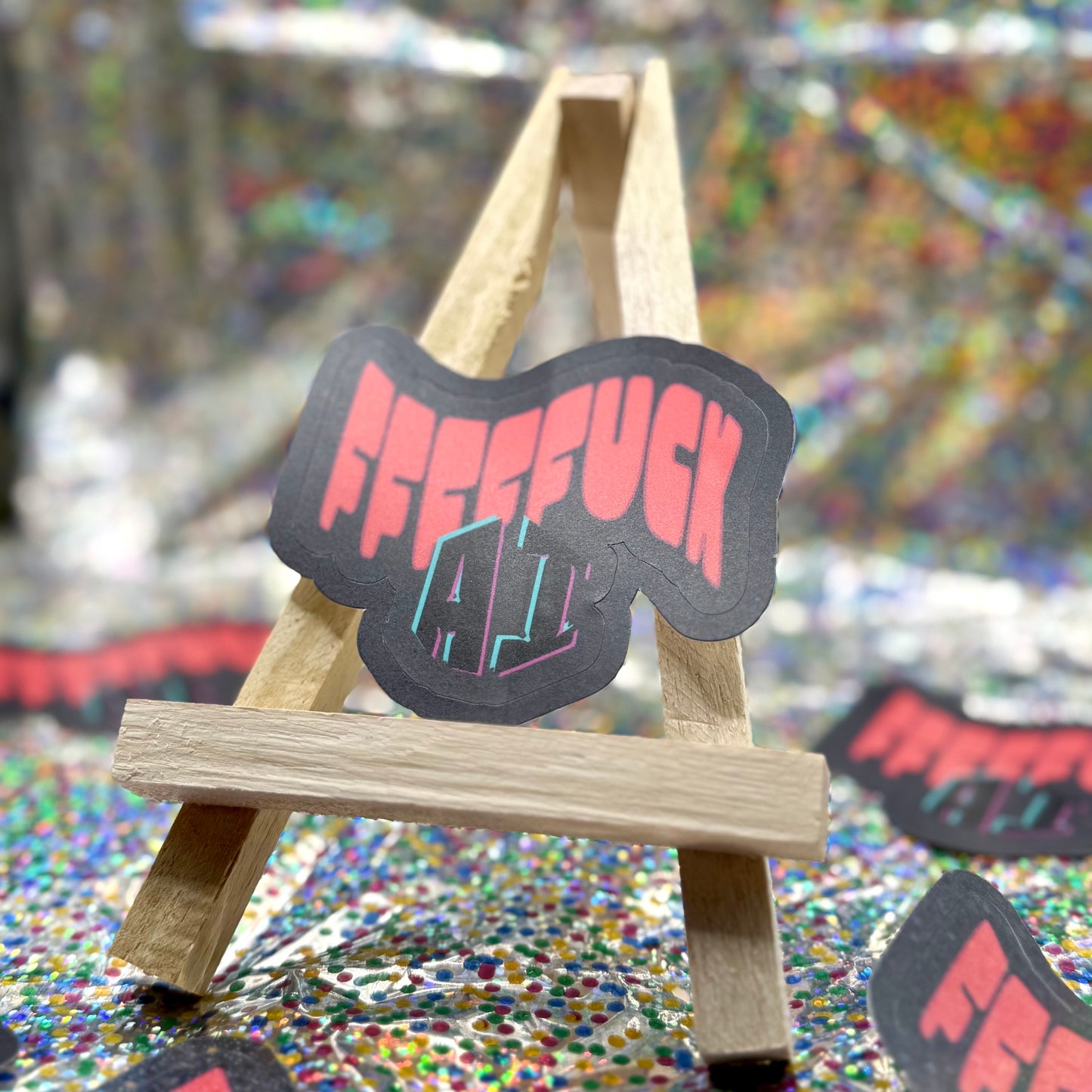 F*ck AI Sticker