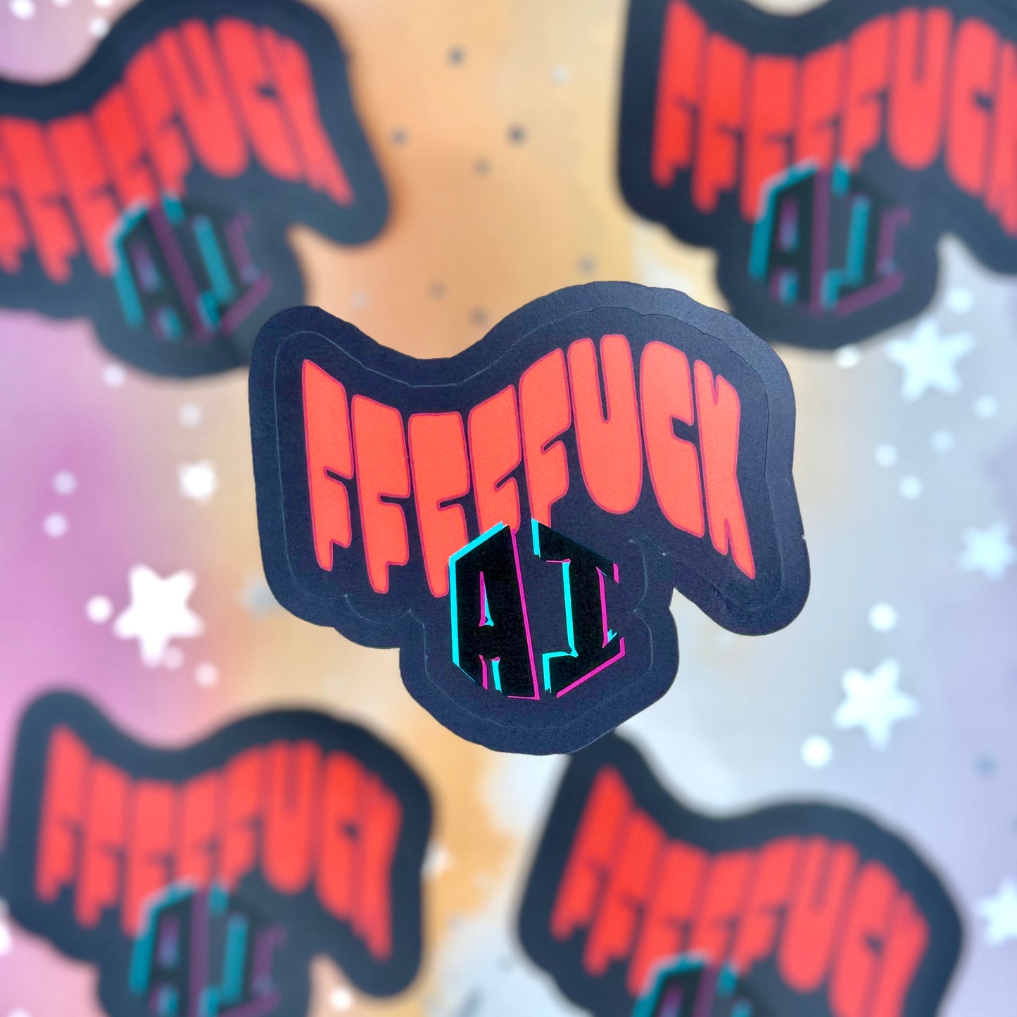 F*ck AI Sticker