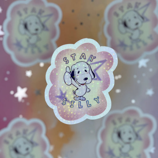Snoopy Stay Silly Sticker