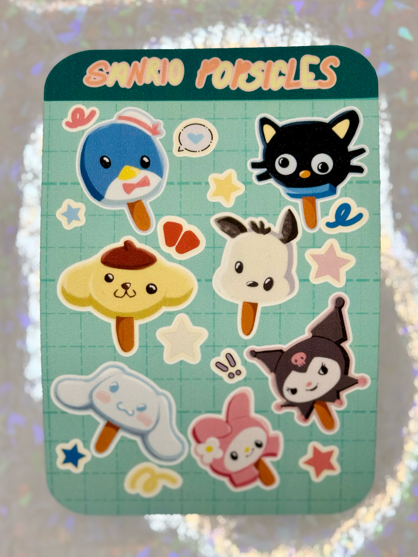 Sanrio Funky Popsicle Sticker Sheet